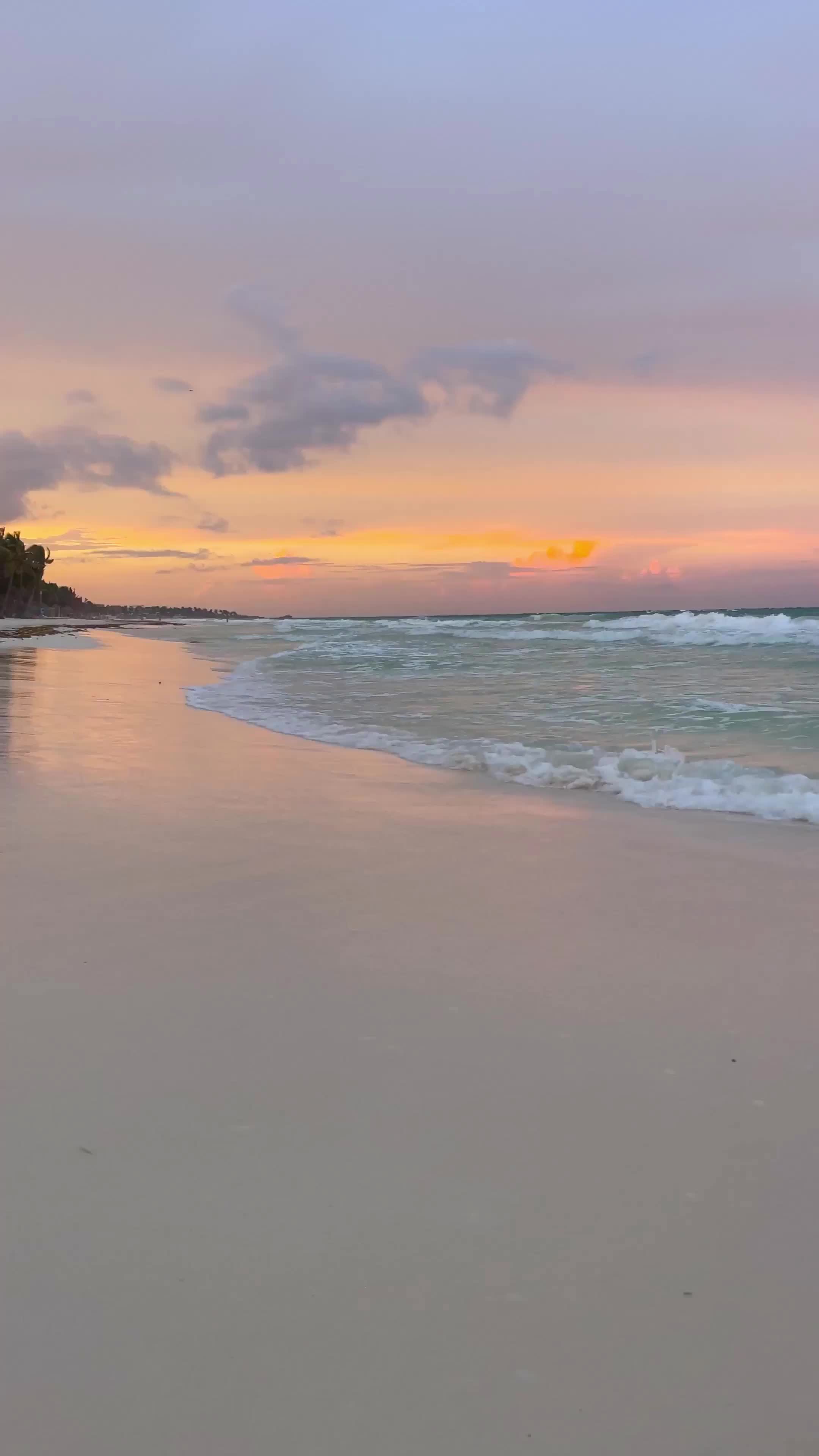 Tulum, Mexico Pt. 13 – Golden Hour by the Beach 🌅✨