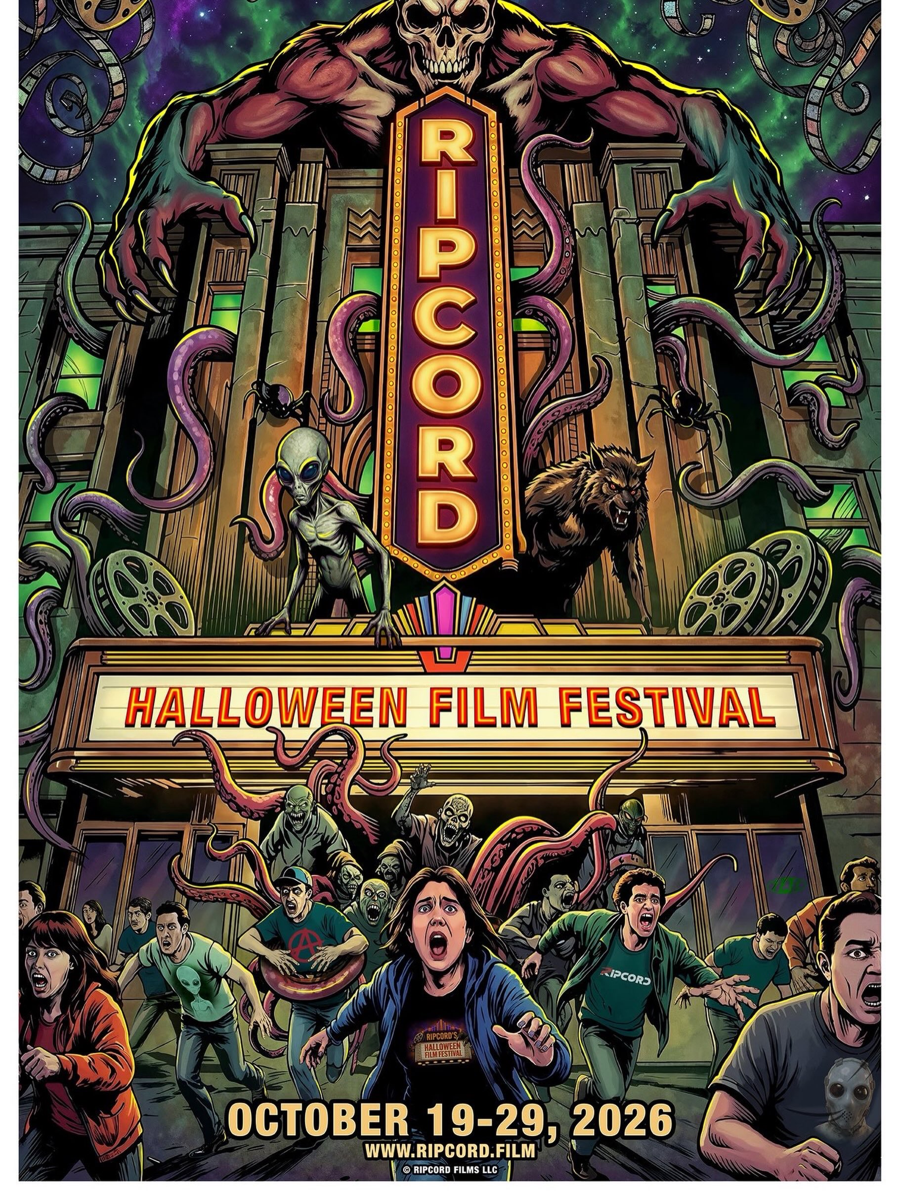 @ripcordfilm Halloween Film Festival is showcasing 50 short genre films, with filmmakers…