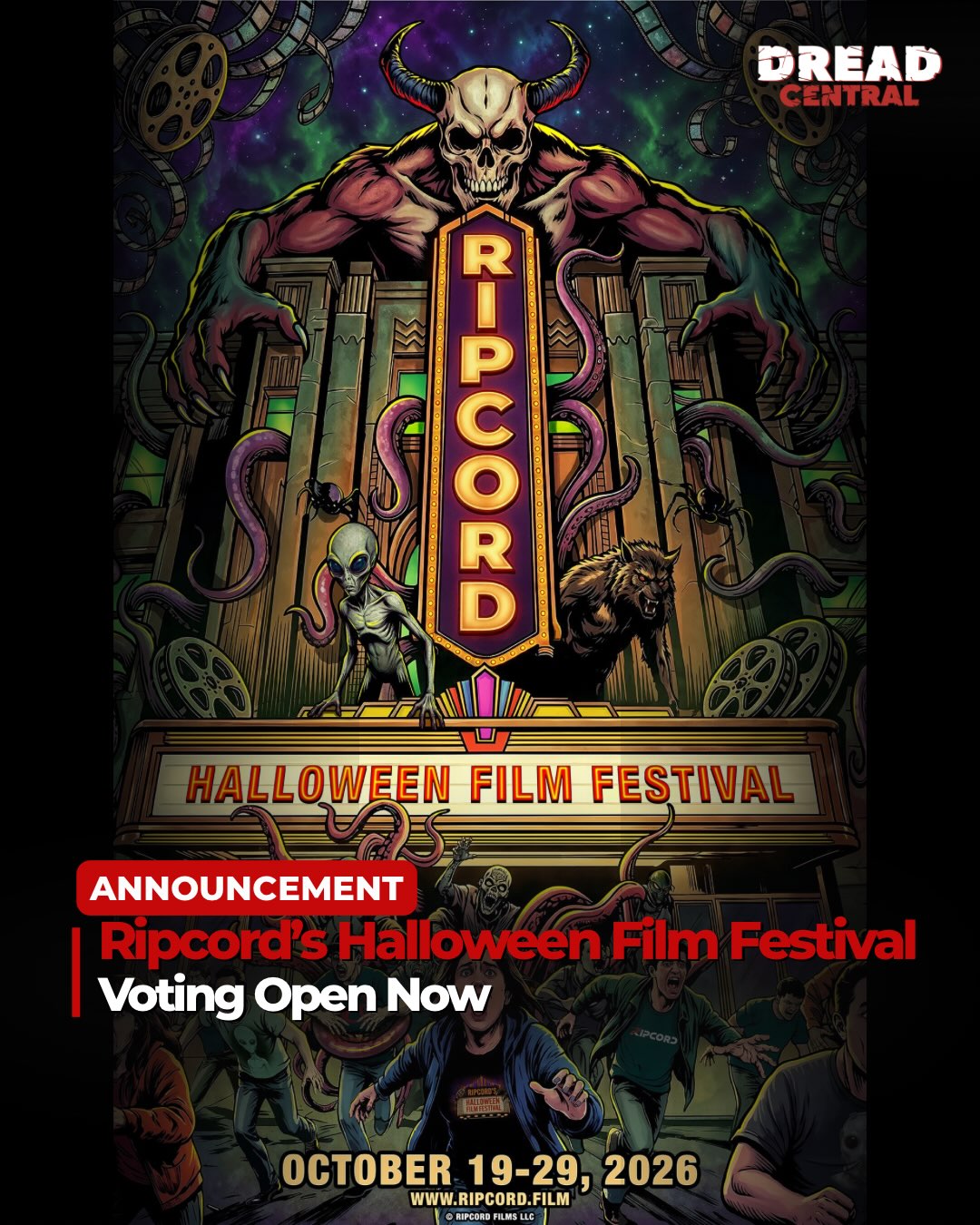 Watch and vote now! Registration for Ripcord’s Halloween Film Festival is free at…