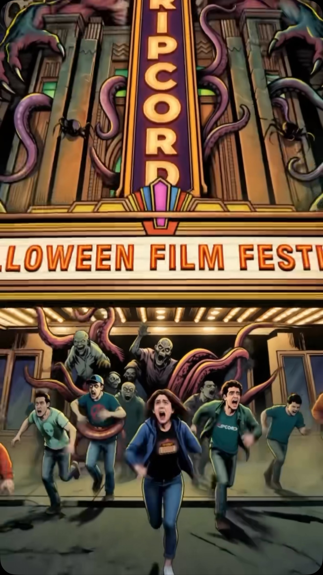 @ripcordfilm #halloween #filmfestival @chinesetheatres #hollywood #poster giveaway…